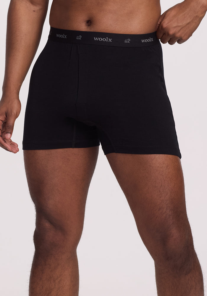 Breathe Boxer Shorts - Black