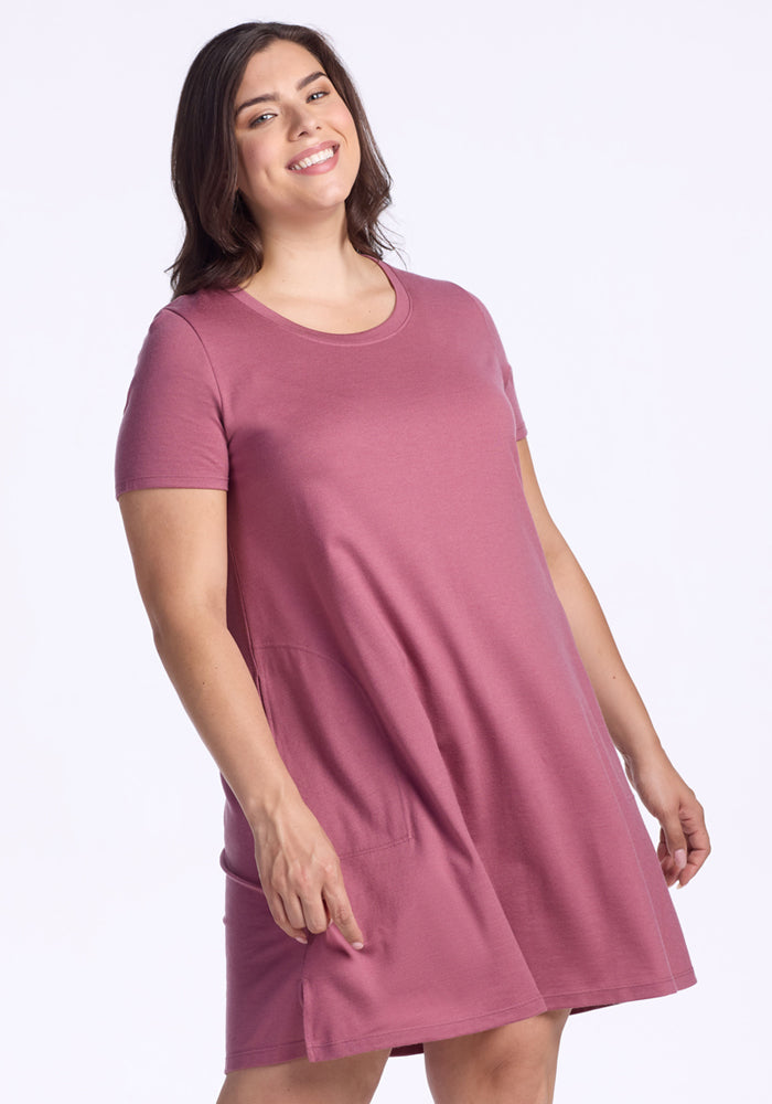 Georgie Dress - Powdered Rose