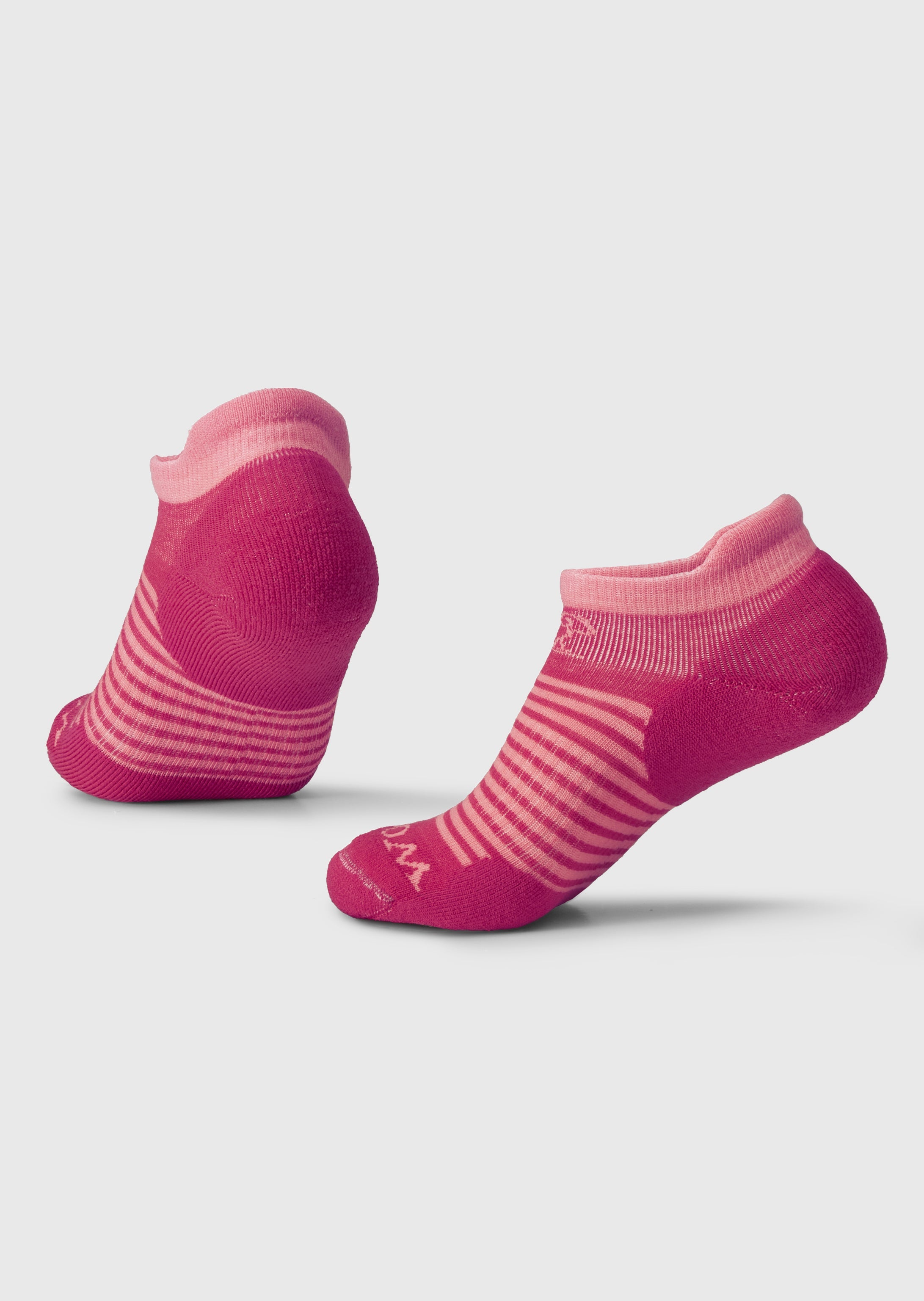 Amelia No Show Tab Lightweight Socks - Poppy Flower