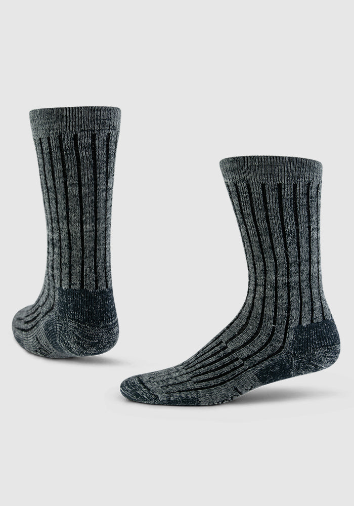Joey Crew Socks - Stone Grey