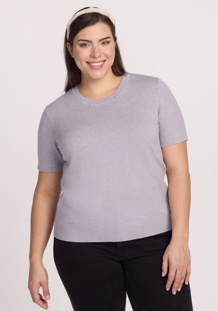Anna Crew Sweater - Mist