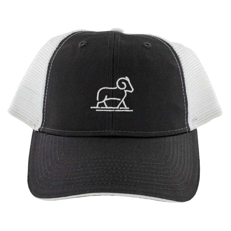 Sheep Logo Trucker Hat - Deep Charcoal