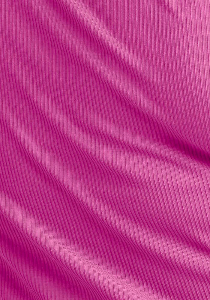 Raegan Ribbed Tank Top - Blushing Violet