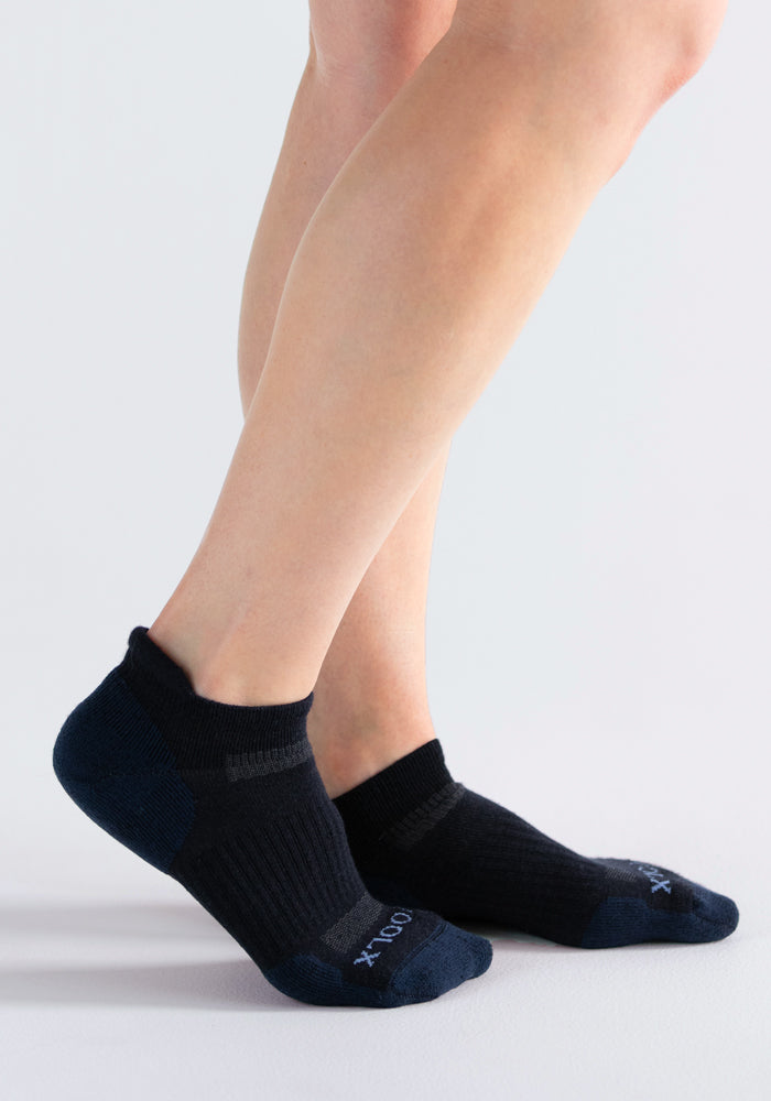 Rowan No Show Tab Lightweight Socks - Deep Night