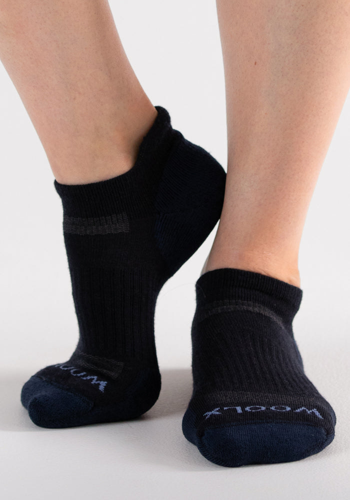 Rowan No Show Tab Lightweight Socks - Deep Night