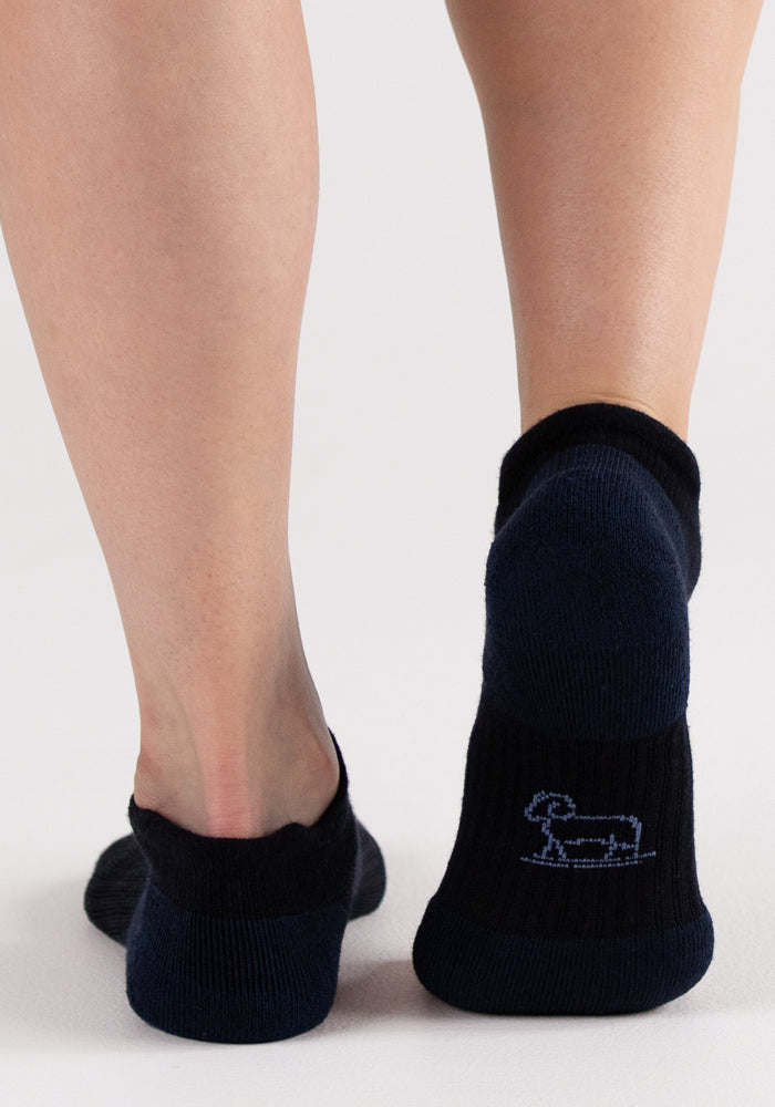 Rowan No Show Tab Lightweight Socks - Deep Night
