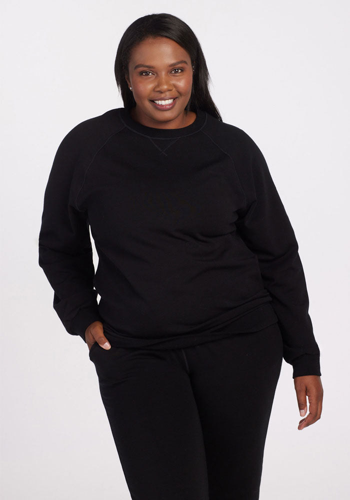 Bailey Crewneck Sweatshirt • Final Sale Deals! - Black