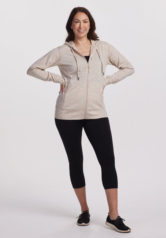 Ryann Hoodie - Cream Heather