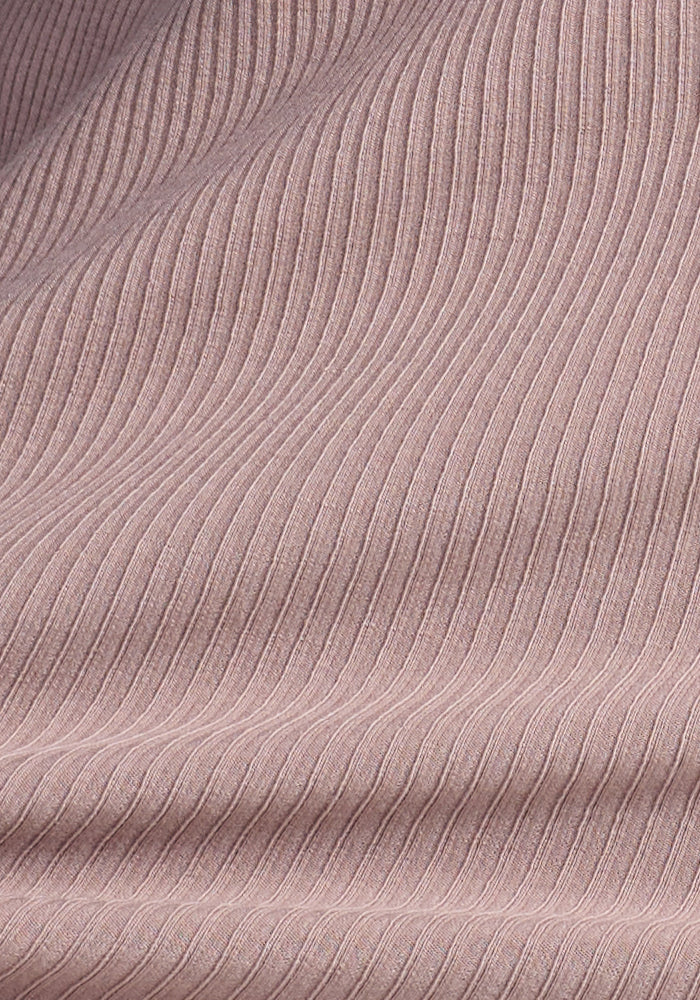 Sloane Ribbed Tank - Mocha Meringue