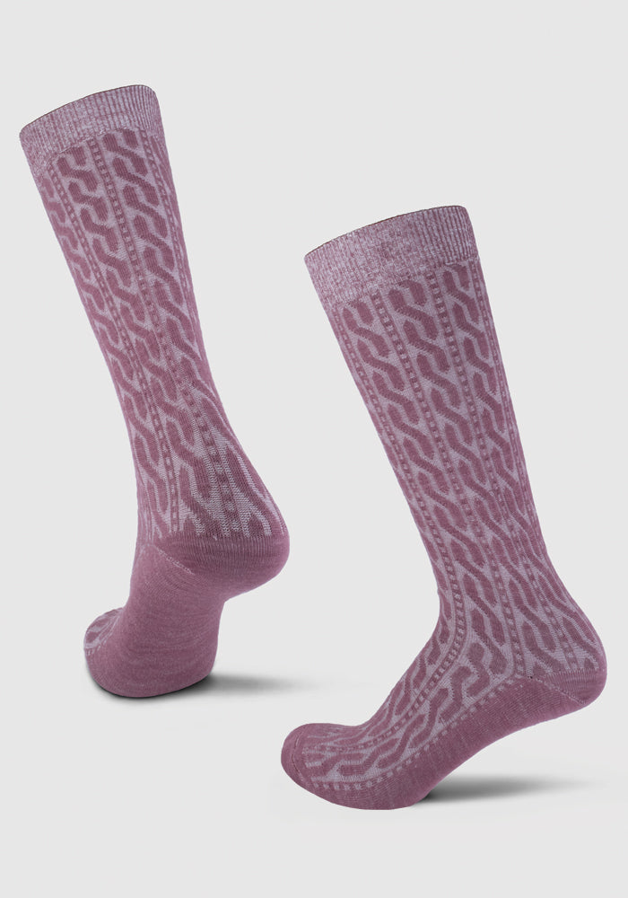 Tilly Over The Calf Cable Knit Sock • Final Sale Deals! - Wild Ginger